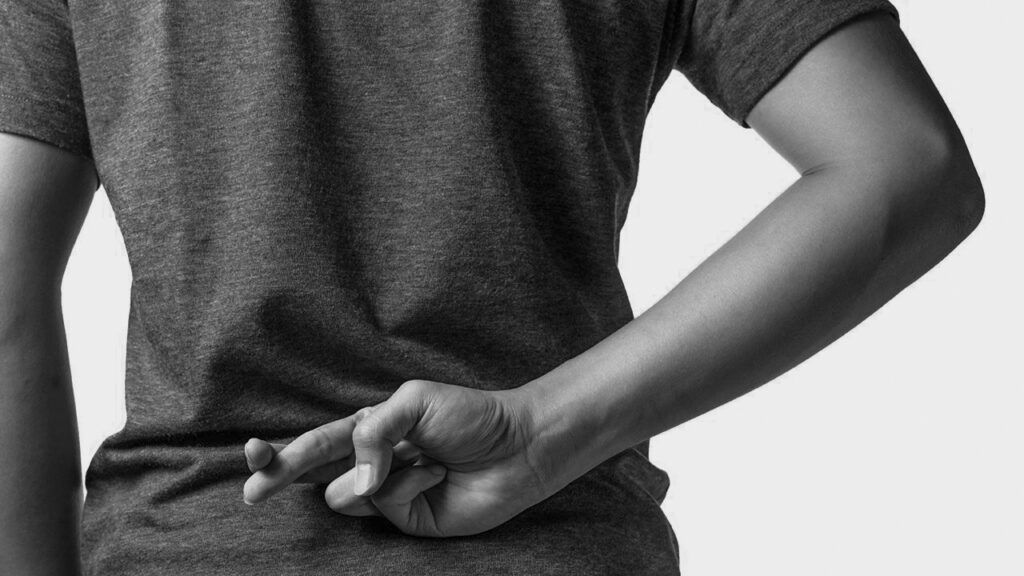 lying about school result