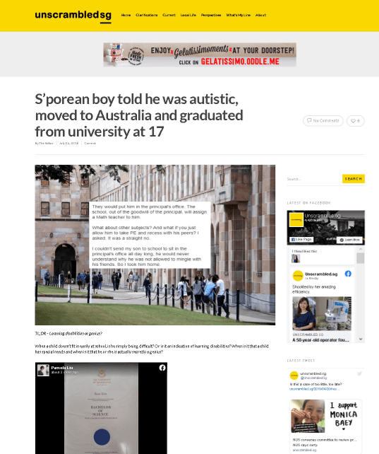 Featured in Unscrambled